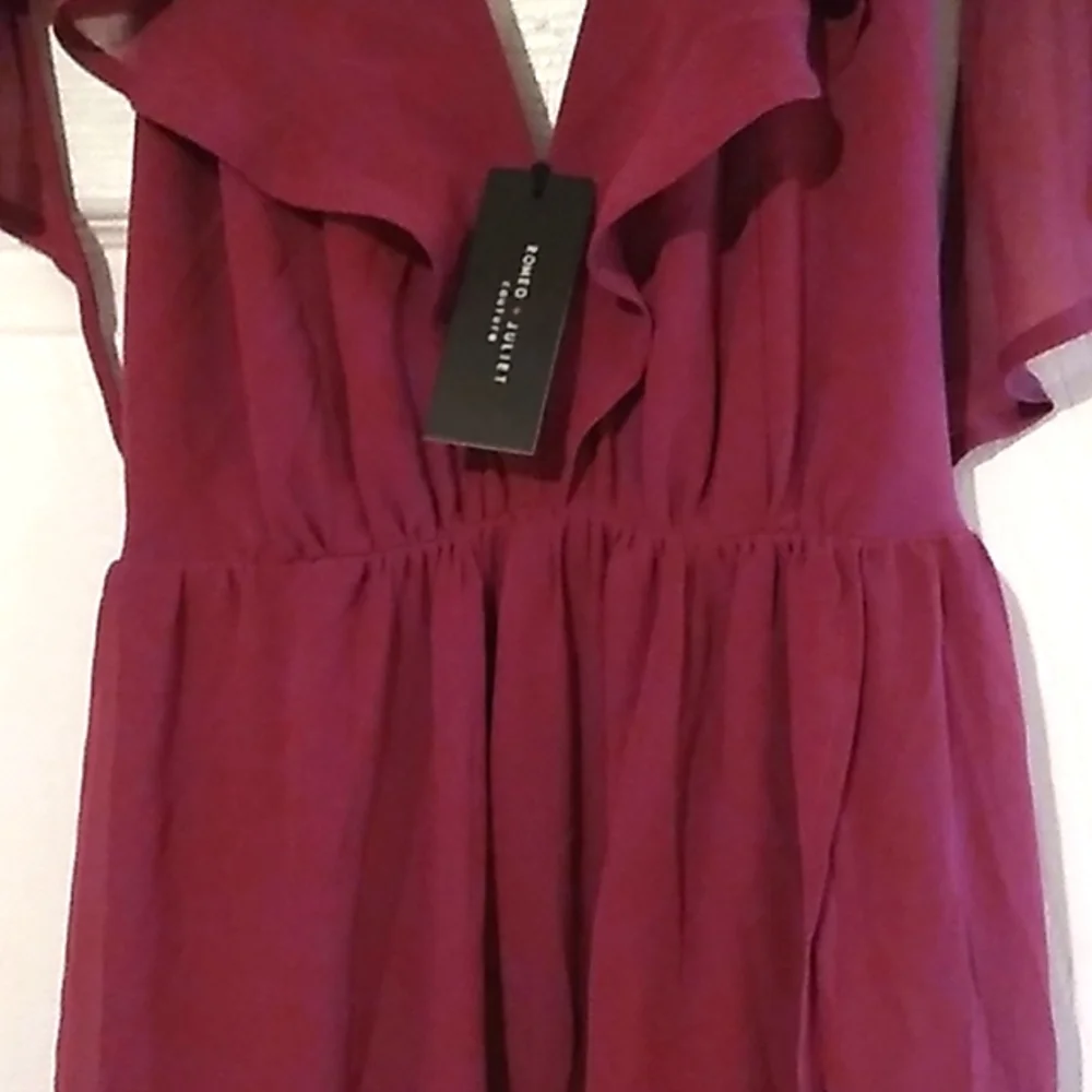 (X-56) SALE! NWT Romeo & Juliet Couture Festival Fuchsia Dress Sz.M - Picture 3 of 13